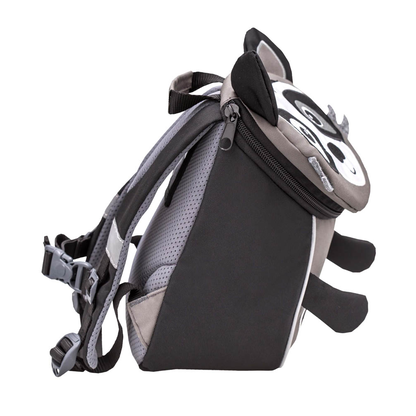 Artikelbild 3 für BELMIL® Kindergartenrucksack Mini Animals Raccoon Kunstfaser grau/schwarz, Artikelnummer 270997
