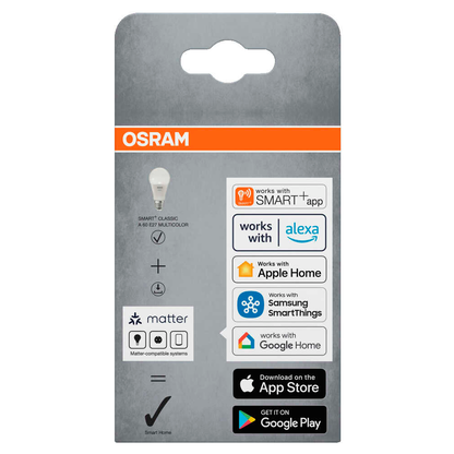 Artikelbild 7 für OSRAM LED-Lampe SMART+ MATTER Classic A60 E27 9 W matt, 1 St., Artikelnummer 709879