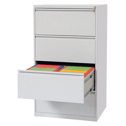 Artikelbild 4 für Gürkan Hängeregistraturschrank lichtgrau 4 Schubladen 76,0 x 62,0 x 132,0 cm, 1 St., Artikelnummer 390724