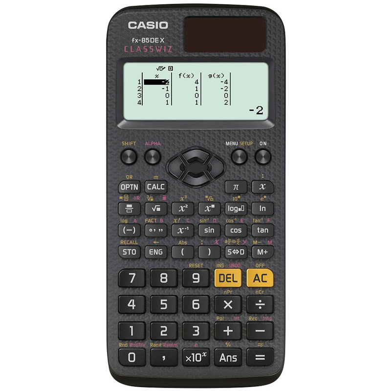 Casio Fx-85DE X ClassWiz Incl. WYNGS Protective Case Black