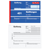 Artikelbild 1 für herlitz Quittung, MwSt. separat ausgewiesen Formularbuch 401, 1 St., Artikelnummer 402047