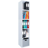 Artikelbild 1 für VCM my office Aktenregal Lona XXL weiß 35,3 x 37,0 x 183,0 cm, 1 St., Artikelnummer 849247