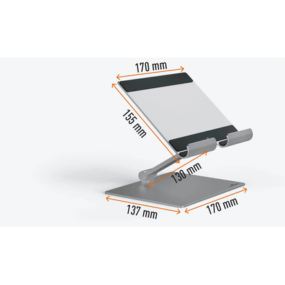 Artikelbild 2 für DURABLE Tablet-Ständer Rise 894023 silber für 1 Tablet, Tischständer, Artikelnummer 322879