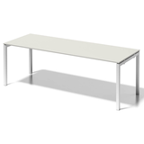 Artikelbild 1 für BISLEY Cito Schreibtisch grauweiß, verkehrsweiß rechteckig, 4-Fuß-Gestell weiß 220,0 x 80,0 cm, Artikelnummer 257004