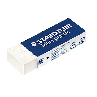 Artikelbild für STAEDTLER Radiergummi Mars plastic weiß, 1 St., Artikelnummer 696963