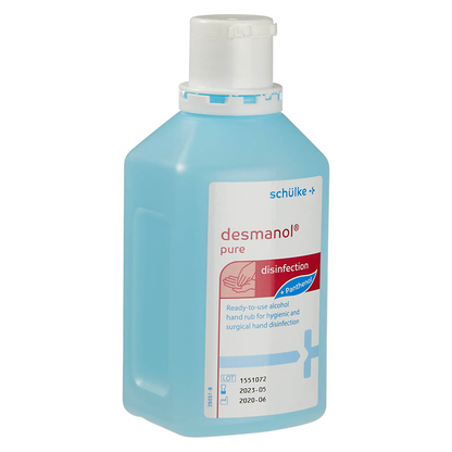 Artikelbild für schülke desmanol pure Händedesinfektionsmittel 500 ml, Artikelnummer 302352