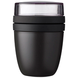 Artikelbild 1 für MEPAL Speisebehälter Ellipse nordic black 0,5 + 0,2 l, 1 St., Artikelnummer 391142