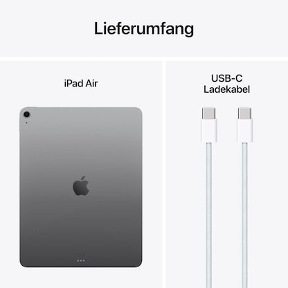 Artikelbild 3 fĂŒr Apple iPad Air Wi-Fi (M3) (2025) 33,0 cm (13,0 Zoll) 128 GB spacegrau, Artikelnummer 551954
