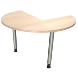 Artikelbild 1 für fm Konferenztisch fastline akazie rund, Rundrohr silber, 120,0 x 120,0 x 62,0 - 85,0 cm, Artikelnummer 334332