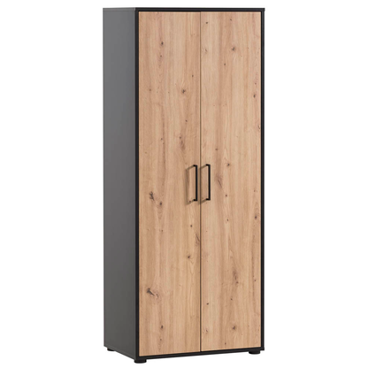 Artikelbild 6 für MÖBELPARTNER Aktenschrank Aino, 701866 schwarz 3 Fachböden 65,1 x 41,0 x 163,6 cm, Artikelnummer 172367