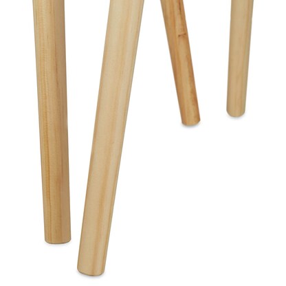 Artikelbild 5 für relaxdays Beistelltische-Set rund Holz weiß, 2 St., Artikelnummer 522381