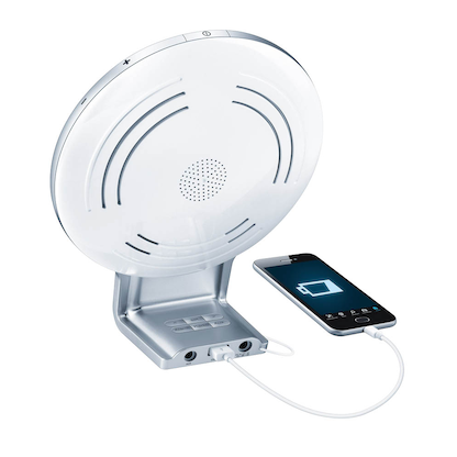 Artikelbild 2 für beurer WL 75 Lichtwecker Radiowecker silber, Artikelnummer 181327