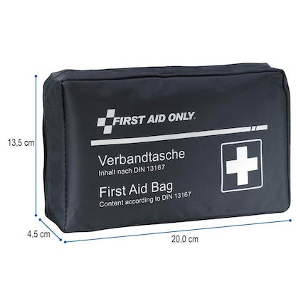 Artikelbild 2 für FIRST AID ONLY® Erste-Hilfe-Tasche mit Warnweste DIN 13167 schwarz, Artikelnummer 314058