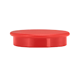 Artikelbild 1 für Magnete rot, Kunststoff Ø 2,4 x 0,63 cm, 10 St., Artikelnummer 541219