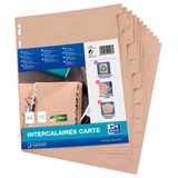 Artikelbild 1 für OXFORD Ordnerregister Touareg DIN A4 Vollformat blanko beige 12-teilig, 1 Satz, Artikelnummer 301412