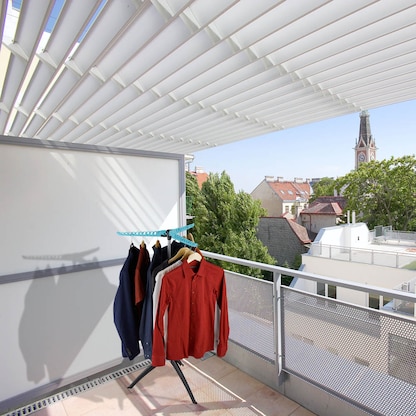 Artikelbild 9 für relaxdays Wäscheständer silber, schwarz, türkis, 1 St., Artikelnummer 644064