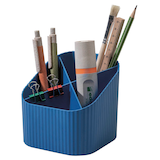 Artikelbild 1 für HAN Stiftehalter KARMA blau Polystyrol 4 Fächer 11,1 x 11,1 x 10,5 cm, Artikelnummer 661872