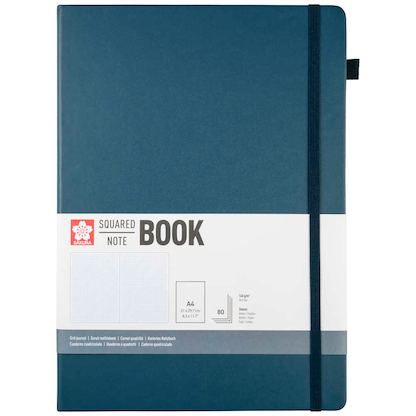 Artikelbild für Sakura Notizbuch DIN A4 kariert, dunkelindigo Hardcover 160 Seiten, 1 St., Artikelnummer 708889