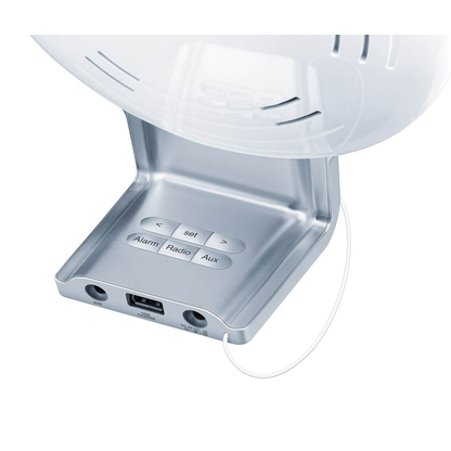 Artikelbild 3 für beurer WL 75 Lichtwecker Radiowecker silber, Artikelnummer 181327