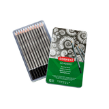 Artikelbild 1 für DERWENT Academy Sketching Bleistift-Set B, H, HB, 2H, 2B, 5H, 4H, 3H, 3B, 4B, 5B, 6B grau, 12 St., Artikelnummer 464759