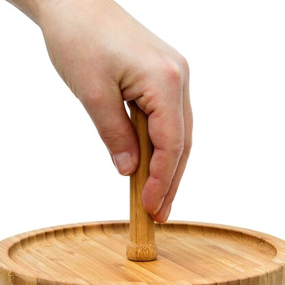 Artikelbild 5 für relaxdays Etagere braun, 1 St., Artikelnummer 382574