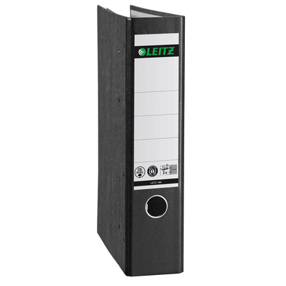 Artikelbild 2 für LEITZ 1092 Doppelordner schwarz Karton 7,5 cm, 1 St., Artikelnummer 649830
