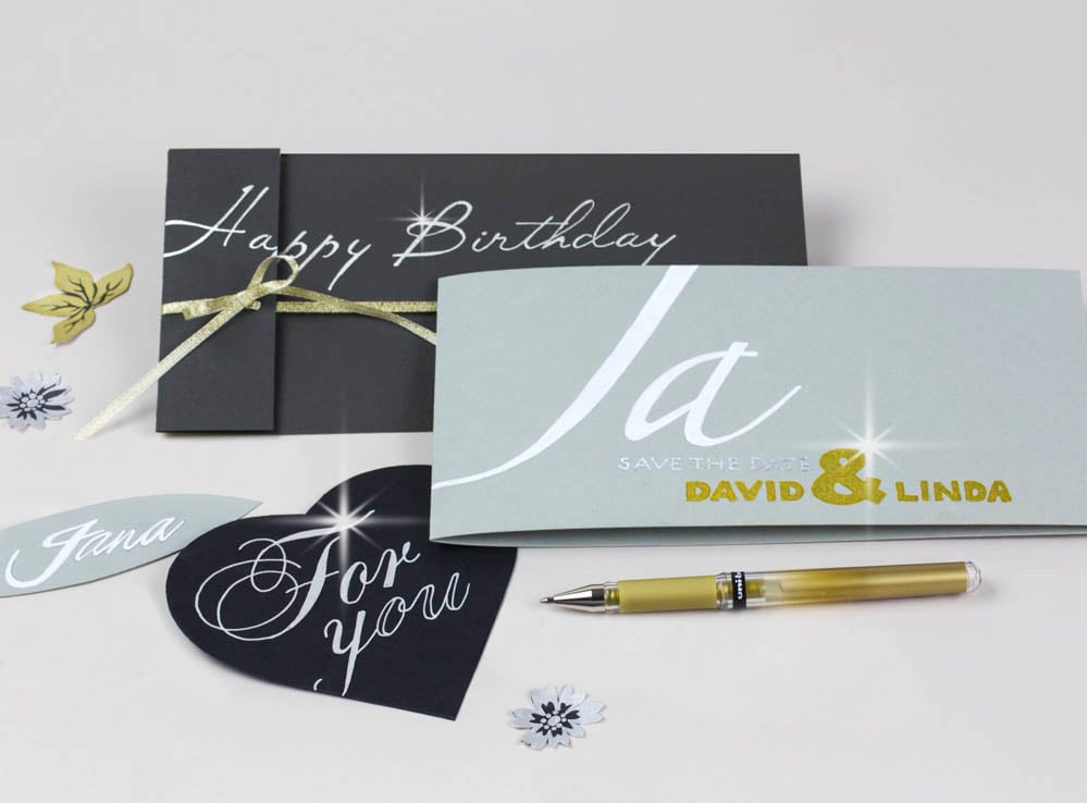 Uni-ball SIGN UM 153 Gelroller – 6er Pack In Gold, 0,6 Mm Metallspitze, Dokumentenecht Und Lichtbeständig