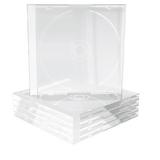 Artikelbild 1 für MediaRange 1er CD-/DVD-Hüllen Jewel Cases transparent, 5 St., Artikelnummer 415687