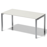 Artikelbild 1 für BISLEY Cito Schreibtisch grauweiß, silber rechteckig, 4-Fuß-Gestell silber 160,0 x 80,0 cm, Artikelnummer 256863