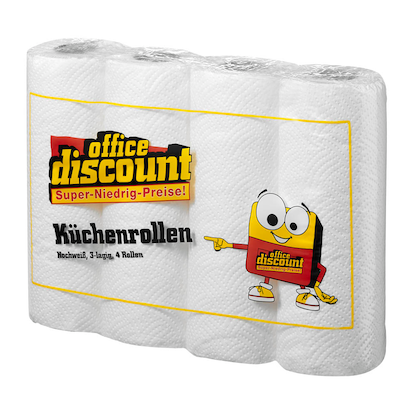 Artikelbild 3 für office discount Küchenrollen 3-lagig, 32 Rollen, Artikelnummer 394686