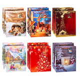 Artikelbild 1 für TSI Geschenktüten Weihnachten Serie 10 Motiv sortiert 26,0 x 32,0 cm, 12 St., Artikelnummer 652707