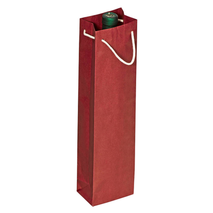 Artikelbild für VP Geschenktüten für Flaschen rot 9,5 x 38,0 cm, 25 St., Artikelnummer 589671