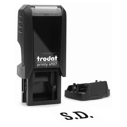 Artikelbild für trodat Textstempel, individualisierbar Printy 4907 selbstfärbend schwarz Logo möglich, 1 St. - Direkt online personalisieren, Artikelnummer 640518