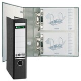 Artikelbild 1 für LEITZ 1092 Doppelordner schwarz Karton 7,5 cm, 1 St., Artikelnummer 649830