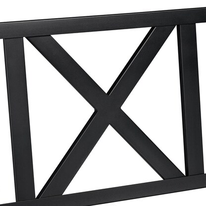 Artikelbild 6 für relaxdays Gartenbank 10026112_0 schwarz Metall 127,0 cm, Artikelnummer 767907