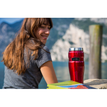 Artikelbild 2 für THERMOS® Isolierbecher Stainless King rot 470,0 ml, 1 St., Artikelnummer 801417