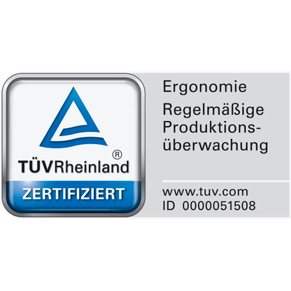 Artikelbild 5 für Dauphin Bürostuhl Indeed operator Stoff beige, Gestell schwarz, Artikelnummer 125589