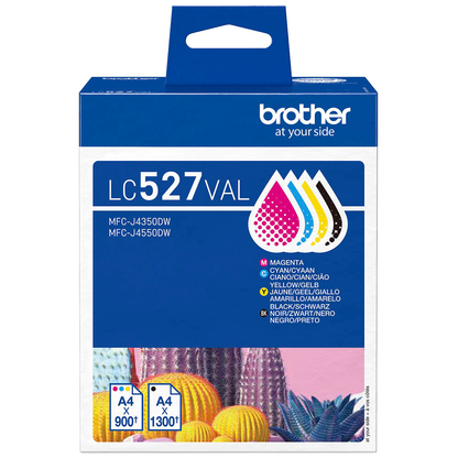 Artikelbild 2 für brother LC-527VAL schwarz, cyan, magenta, gelb Druckerpatronen, 4er-Set, Artikelnummer 707279