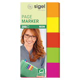 Artikelbild 1 für SIGEL NEON Haftmarker farbsortiert 5x 40 Streifen, Artikelnummer 255992