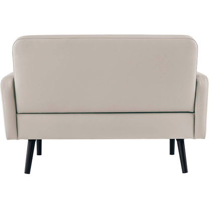 Artikelbild 4 für meet powered by PAPERFLOW 2-Sitzer Sofa LISBOA weiß schwarz Kunstleder 124,0 x 81,5 x 83,0 cm, 1 St., Artikelnummer 851263