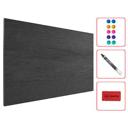 Artikelbild für ALLboards Magnettafel 60,0 x 40,0 cm Graues Holz, Artikelnummer 502326