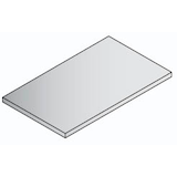 Artikelbild 1 für CP Fachboden silber 92,5 x 55,2 cm, 1 St., Artikelnummer 151391