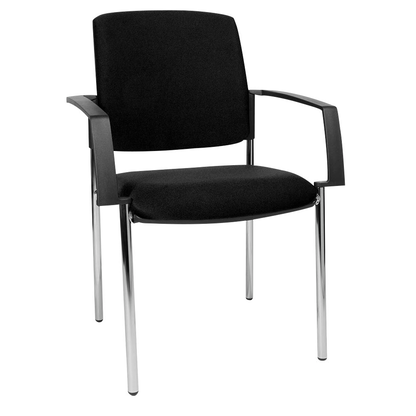 Artikelbild für Topstar Besucherstühle BtoB 10 BB190A G20 schwarz Stoff, 2 St., Artikelnummer 373365