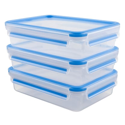 Artikelbild 2 für emsa Frischhaltedosen CLIP & CLOSE 5,8 cm hoch transparent 3x 1,2 l, 3 St., Artikelnummer 670321