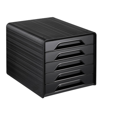 Artikelbild für cep Schubladenbox Smoove schwarz 107111011, DIN A4 mit 5 Schubladen, 1 St., Artikelnummer 429487