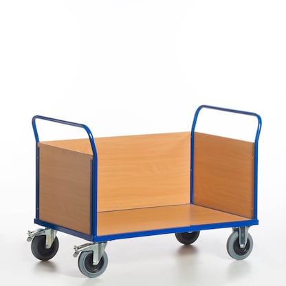 Artikelbild 2 für Rollcart Transportwagen 02-6087 blau 70,0 x 117,0 x 99,0 cm bis 600,0 kg, Artikelnummer 276927