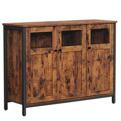 Artikelbild für VASAGLE Sideboard, LSC099B01V1 braun 100,0 x 35,0 x 75,0 cm, 1 St., Artikelnummer 289427