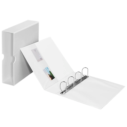 Artikelbild für EICHNER Präsentationsringbuch 4-Ringe weiß 8,0 cm DIN A4, 1 St., Artikelnummer 315818