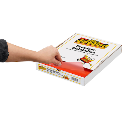 Artikelbild 2 für office discount Sichthüllen DIN A4 farbsortiert genarbt 0,12 mm, 100 St., Artikelnummer 780791