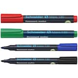 Artikelbild 1 für Schneider Maxx 130 Permanentmarker farbsortiert 1,0 - 3,0 mm, 4 St., Artikelnummer 779512